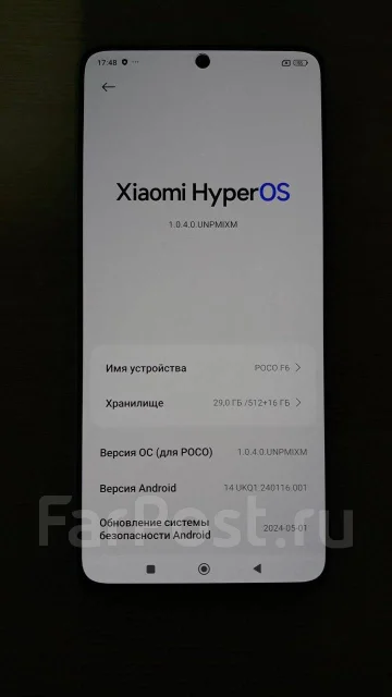 Xiaomi Poco F6. �/�, 512 ��, ���������, 3G, 4G LTE, 5G, Dual-SIM, NFC ����