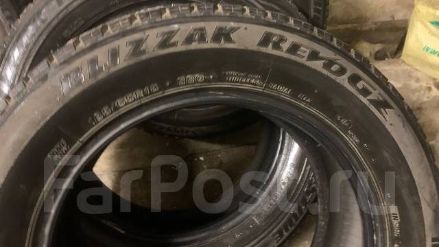 Bridgestone Blizzak Revo GZ, 185/65 R15, 15", 1 шт, 185 мм, 65 % ...