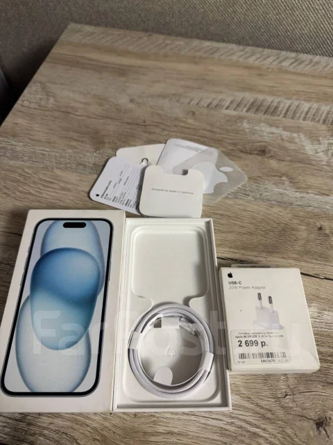 Apple iPhone 15. �����, 128 ��, �����, 5G, Dual-SIM ����