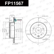 ���� ��������� Nissan X-Trail 01- 2.0/2.5/2.2DCI FAP FP11567 FP11567 ����