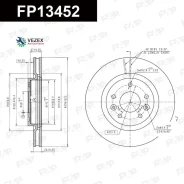 ���� ��������� Nissan Qashqai 13- FAP FP13452 FP13452 ����