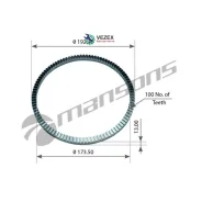 ������ ABS! �������� d192x174x13mm Z=100Nos Scania P/G/R/T Mansons 100067 100067 ����