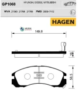 ������� ��������� �������� Sangsin Brake GP1068 GP1068 ����