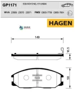 ������� ��������� �������� Sangsin Brake GP1171 GP1171 ����