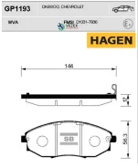 ������� ��������� Chevrolet Epica 07- �������� Sangsin Brake GP1193 GP1193 ����