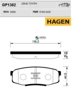 ������� ���������, ������ Hagen Toyota LAND Cruiser VII J200/J300 (2007- )/ Sequoia II (XK60) (2008- )/ Tundra II (2007- ), Lexus LX III (2007- ) Sang...