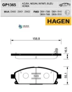 ������� ��������� Nissan Pathfinder 97-04/X-Trail 01-07 �������� Sangsin Brake GP1365 GP1365 ����