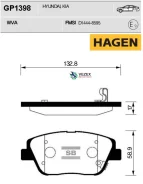 ������� ��������� �������� Sangsin Brake GP1398 GP1398 ����