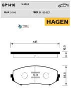 ������� ��������� �������� Sangsin Brake GP1416 GP1416 ����