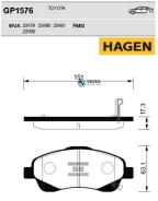 ������� �������� Toyota Avensis T25 GP1576 Sangsin Brake GP1576 GP1576 ����