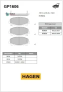 ������� ��������� �������� Sangsin Brake GP1606 GP1606 ����