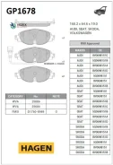 ������� ��������� Sangsin Brake GP1678 GP1678 ����