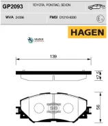 ������� ��������� �������� Sangsin Brake GP2093 GP2093 ����
