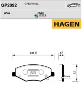 ������� �������� Chery Amulet GP2092 Sangsin Brake GP2092 GP2092 ����