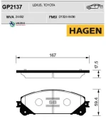 ������� ��������� Sangsin Brake GP2137 GP2137 ����