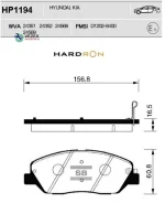 ������� ��������� �������� �����:Hardron Sangsin Brake HP1194 HP1194 ����