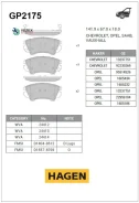 ������� ��������� �������� Sangsin Brake GP2175 GP2175 ����