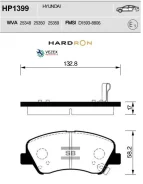 ������� ��������� �������� �����:Hardron Sangsin Brake HP1399 HP1399 ����