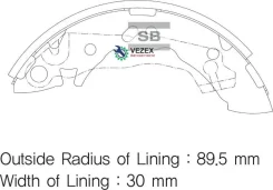 ������� ���������� �. Hyundai Atos/Atos Prime all 01-03 SA096SNS 4117 01 ! Sangsin Brake SA096 SA096 ����