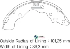 ������� ��������� ���������� ������ Hyundai Accent I-II (1994-2005) Sangsin Brake SA128 SA128 ����