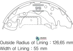 ������� ����. ���. Chrysler Voyager 95-/Dodge Caravan 95-/KIA Carnival 99- Sangsin Brake SA126 SA126 ����