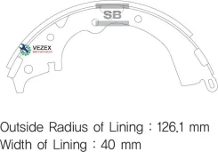 ������� ����. �����. 1 ��. Hi-Q Toyota Innova 05- R (K2335) Sangsin Brake SA166 SA166 ����