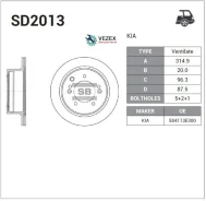 ���� ��������� ������ ������������� Sangsin Brake SD2013 SD2013 ����