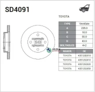 ���� ��������� �������� Sangsin Brake SD4091 Sangsin Brake SD4091 SD4091 ����