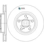 ���� ��������� Toyota Camry (V40) 06-11/RAV 4 05- �������� ����. D 296��. Sangsin Brake SD4644 SD4644 ����