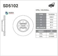 ���� ��������� Sangsin Brake SD5102 SD5102 ����