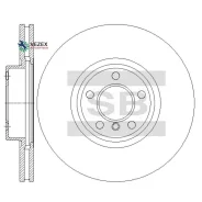 ���� ��������� ��������! BMW X5 (E70) 3.0/4.8/X6 (E71) 3.0d 07 Sangsin Brake SD5224 SD5224 ����
