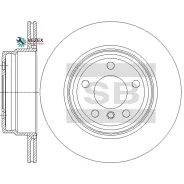 ���� ��������� BMW X5 E70 3.0/X6 E71 3.0 ������ Sangsin Brake SD5223 SD5223 ����