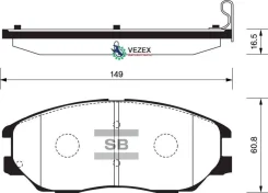 ������� ��������� �������� Sangsin Brake SP1161 Sangsin Brake SP1161 SP1161 ����