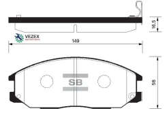 ������� ��������� �������� Sangsin Brake SP1190 SP1190 ����