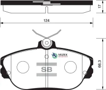 ������� ��������� �������� �������� FORD Taurus (1996- )/ Windstar (1995-1999) Sangsin Brake SP1263 SP1263 ����