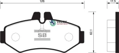 ������� �������� ������! MB Sprinter 208D/308D, VW LT 28 2.8TDi 96 SP1278 Sangsin Brake SP1278 SP1278 ����