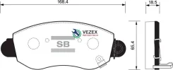 ������� ��������� �������� Sangsin Brake SP1275 SP1275 ����