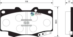 ������� ��������� �������� �������� Toyota Hilux V (2005- ) Sangsin Brake SP1375 SP1375 ����