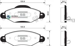 ������� ��������� Totota Yaris 03- �����. Sangsin Brake SP1419 SP1419 ����