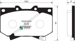 ������� ��������� �������� Sangsin Brake SP1422 SP1422 ����