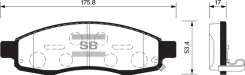 ������� ��������� �������� Sangsin Brake SP1455 Sangsin Brake SP1455 SP1455 ����