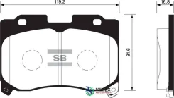 ������� �������� ��������! Toyota Celica 2.0 16V 4WD/Supra 3.0i V6 24V 93-99 SP1467 Sangsin Brake SP1467 SP1467 ����