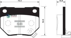 ������� �������� �. Subaru Impreza 2.0T WRX 00-01 SP1487SNS GDB3308=365 21=D7053M-01 ! Sangsin Brake SP1487 SP1487 ����
