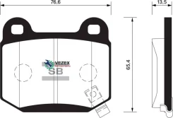������� ��������� ��������, ������ Mitsubishi Lancer IX (2000-2013), Nissan 350Z (2002- ), Subaru Impreza III (2007-2014) Sangsin Brake SP1495 SP1495...