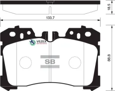 ������� �������� �.! Lexus LS460/LS600 06 SP1496 Sangsin Brake SP1496 SP1496 ����