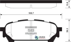 ������� �������� ������! Akebono Subaru Impreza 2.0i WRX Turbo 02 SP1532 Sangsin Brake SP1532 SP1532 ����