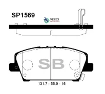 ������� ��������� Honda Civic Hatchback 05- �����. Sangsin Brake SP1569 SP1569 ����