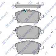 ������� �������� ��������! Honda Accord 1.8/2.0/2.0TDi, Nissan Primera 98 SP1582A Sangsin Brake SP1582A SP1582A ����