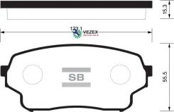 ������� ��������� �������� Sangsin Brake SP1583 SP1583 ����