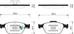 ������� ��������� FORD Focus I/Tourneo/Transit 02- �����. Sangsin Brake SP1623 SP1623 ����